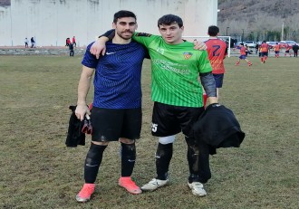 TALAN Y ERNESTO, Guardametas del BOLTAÑA Y ALTO ARA